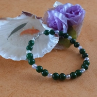 Green Mottled Bracelet