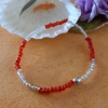 Anklet - Red and White