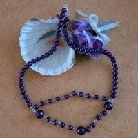 Annie Necklace - Plum