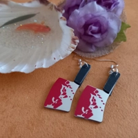 Bloody Meat Cleaver Earrings