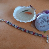 Bree Peanut Bracelet - Hint Of Blue