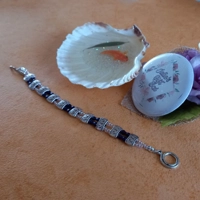 Bree Peanut Bracelet - Purple Iris