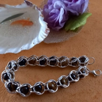 Caged Bead Bracelet - Tigers Eye