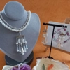 Carmen Cone Necklace & Earrings - Crystal AB