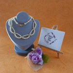 Chantelle Chaton Necklace - Light Peach Chantelle Chaton Necklace - Light Peach