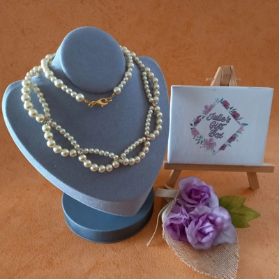 Chantelle Chaton Necklace - Light Peach