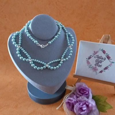 Chantelle Chaton Necklace - Powder Blue Chantelle Chaton Necklace - Powder Blue