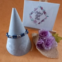 Charlene Chaton Bracelet - Cobalt Blue