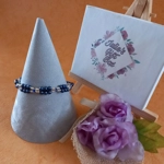Charlene Chaton Bracelet - Cobalt Blue Charlene Chaton Bracelet - Cobalt Blue