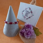 Charlene Chaton Bracelet - Ruby Red Charlene Chaton Bracelet - Ruby Red