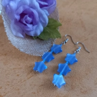 Charlottes's Star Earrings - Blue