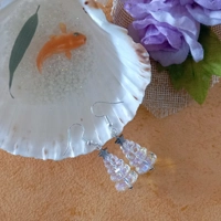 Christmas Tree Earrings - Crystal