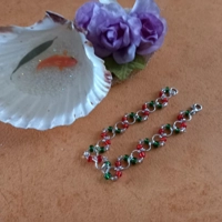 Christmas  Shaded Chainmaille Bracelet