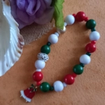 Christmas Stretch Bracelet - Santa Hat Christmas Stretch Bracelet - Santa Hat