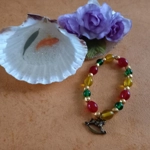 Christmas Stretch Bracelet with Christmas Rocking Horse Christmas Stretch Bracelet with Christmas Rocking Horse