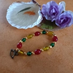 Christmas Stretch Bracelet with Christmas Rocking Horse Christmas Stretch Bracelet with Christmas Rocking Horse