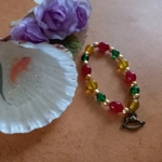 Christmas Stretch Bracelet with Christmas Rocking Horse Christmas Stretch Bracelet with Christmas Rocking Horse