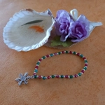 Christmas Stretch Bracelet with Snowflake Charm Christmas Stretch Bracelet with Snowflake Charm