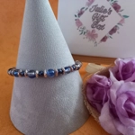 Clio Crackle Bracelets - Blue Clio Crackle Bracelets - Blue