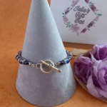 Clio Crackle Bracelets - Blue Clio Crackle Bracelets - Blue