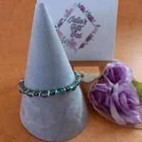 Clio Crackle Bracelets - Green