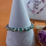 Clio Crackle Bracelets - Green Clio Crackle Bracelets - Green