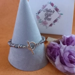 Clio Crackle Bracelets - Grey Clio Crackle Bracelets - Grey