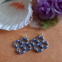 Clover Pearl Earrings - Lilac Frost