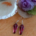 Coffin Lid Earrings