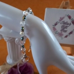 Crystal Nugget Bracelet - Crystal with Silver Crystal Nugget Bracelet - Crystal with Silver