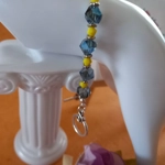 Crystal Nugget Bracelet - Electric Blue with Silver Crystal Nugget Bracelet - Electric Blue with Silver