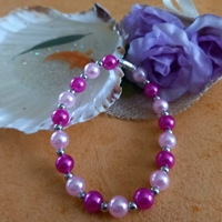 Dark and Light Pink Bracelet