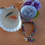 Double Stranded Button Bracelet - Stardust Double Stranded Button Bracelet - Stardust