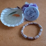 Fimo Heishi Bracelets - Beige Fimo Heishi Bracelets - Beige