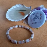Fimo Heishi Bracelets - Beige Fimo Heishi Bracelets - Beige