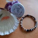 Fimo Heishi Bracelets - Coffee Fimo Heishi Bracelets - Coffee
