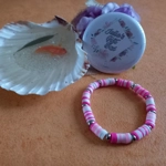 Fimo Heishi Bracelets - Pink Fimo Heishi Bracelets - Pink