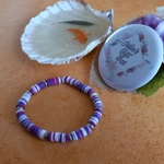 Fimo Heishi Bracelets - Lilac Purple Fimo Heishi Bracelets - Lilac Purple