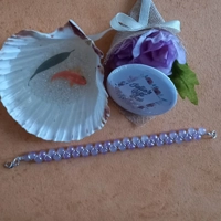 Goddess Bracelet - Mauve 6mm