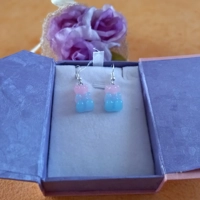 Gummy Bears Earrings - Milky Baby Pink & Milky Baby Blue