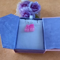 Gummy Bears Earrings - Milky Dark & Light Pink