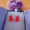 Gummy Bears Earrings - Red