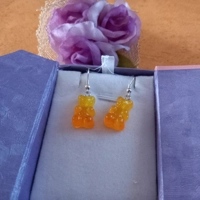 Gummy Bears Earrings - Transparent Amber