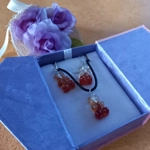 Gummy Bears - Necklace & Earrings Set - Clear & Brown Gummy Bears - Necklace & Earrings Set - Clear & Brown