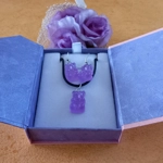 Gummy Bears - Necklace & Earrings Set - Lilac Gummy Bears - Necklace & Earrings Set - Lilac