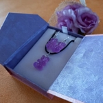 Gummy Bears - Necklace & Earrings Set - Lilac Gummy Bears - Necklace & Earrings Set - Lilac