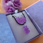 Gummy Bears - Necklace & Earrings Set - Lilac Gummy Bears - Necklace & Earrings Set - Lilac