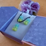 Gummy Bears - Necklace & Earrings Set - Milky Baby Blue & Lemon Gummy Bears - Necklace & Earrings Set - Milky Baby Blue & Lemon