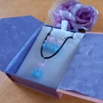 Gummy Bears - Necklace & Earrings Set - Milky Baby Pink & Milky Baby Blue Gummy Bears - Necklace & Earrings Set - Milky Baby Pink & Milky Baby Blue