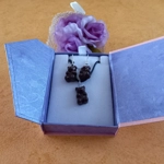Gummy Bears - Necklace & Earrings Set - Milky Brown Gummy Bears - Necklace & Earrings Set - Milky Brown